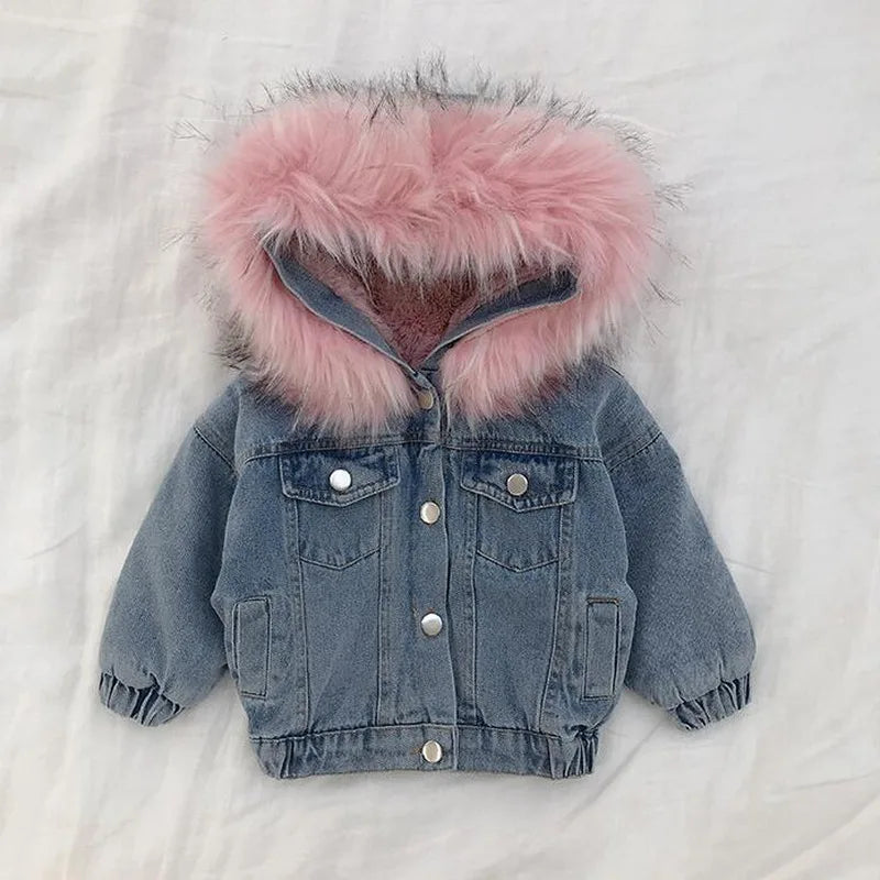 Luxury Winter Denim Jacket