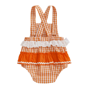 Baby's Halloween Pumpkin Romper