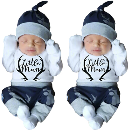 Christmas 3 Piece Baby Boy Outfit