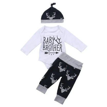 Christmas 3 Piece Baby Boy Outfit