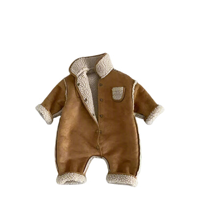 Winter Wool Baby Jumpsuit