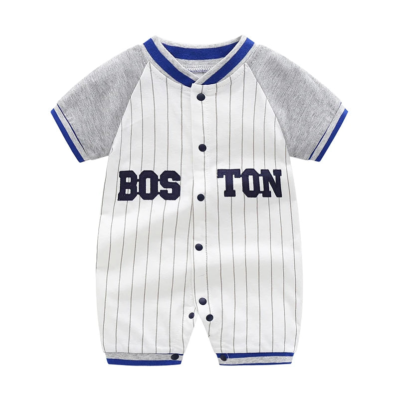 Little All Star Cotton Baseball Romper