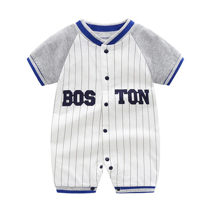 Little All Star Cotton Baseball Romper