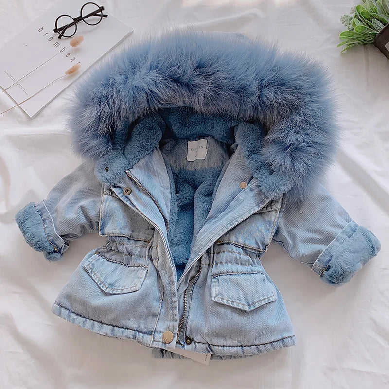 Luxury Winter Denim Jacket