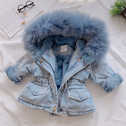 Luxury Winter Denim Jacket