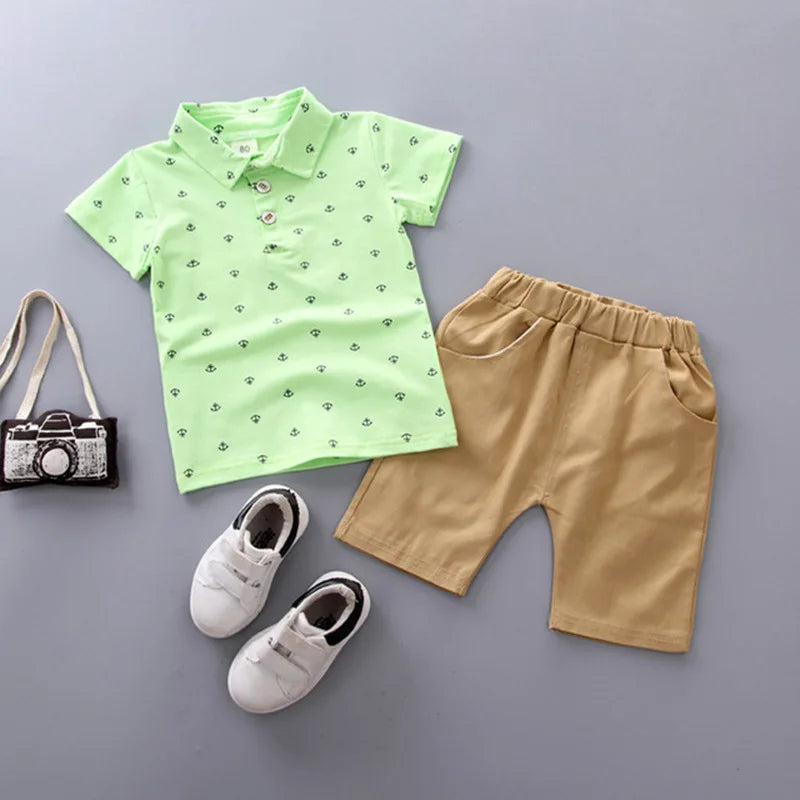 Boys Summer T-Shirt & Shorts Set