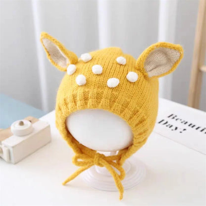 Hand Knit Baby Hat & Gloves Set