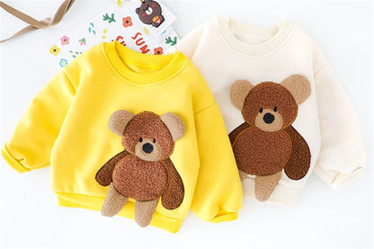 Baby Bear Sweater & Corduroy Pants Outfit