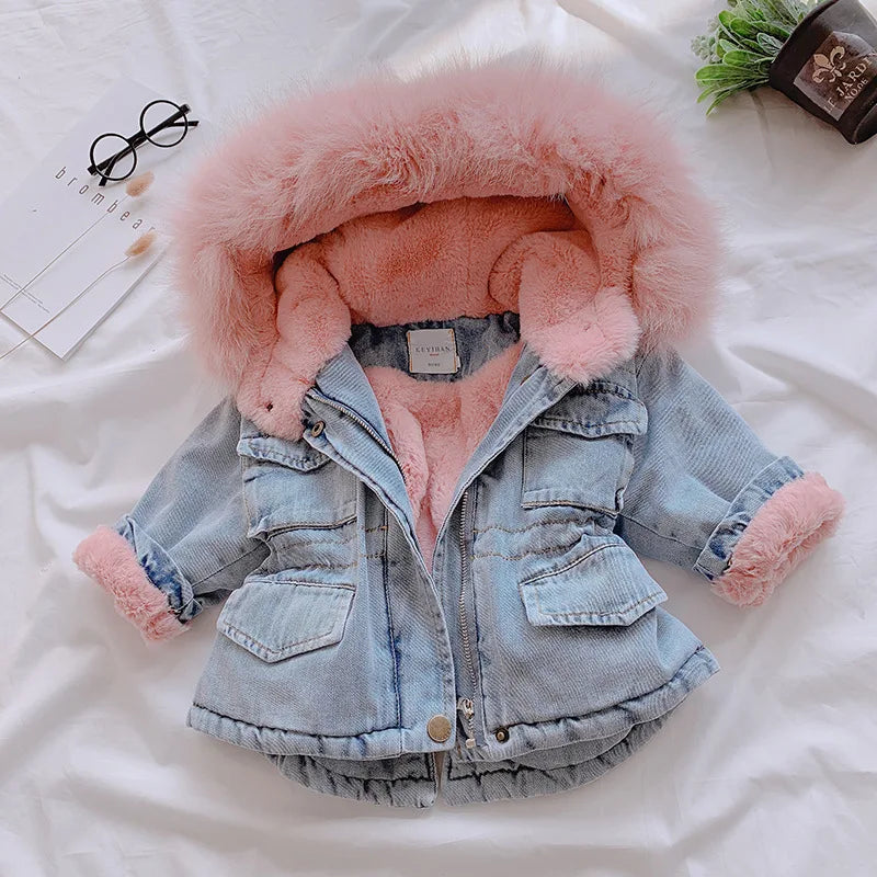 Luxury Winter Denim Jacket