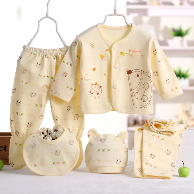 Sweet Beginnings 5 Piece Baby Clothing Set