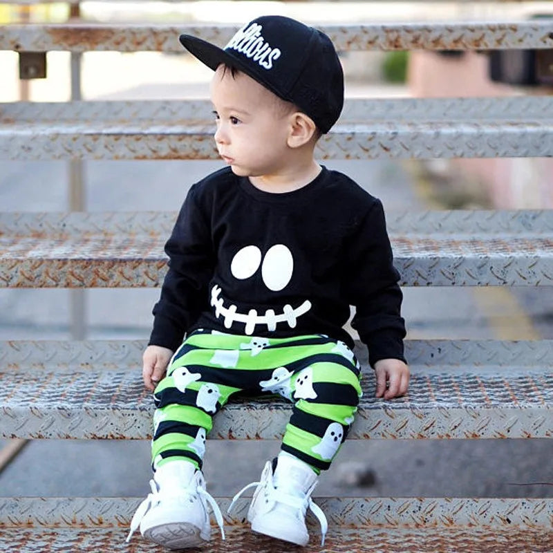 Toddler Smiley Outfit – 2-Piece Set