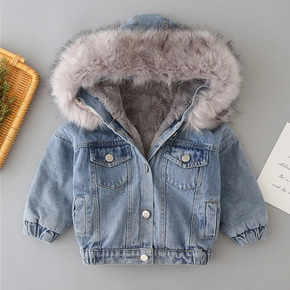 Luxury Winter Denim Jacket