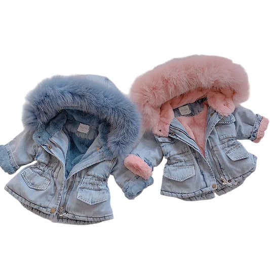 Luxury Winter Denim Jacket