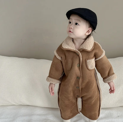 Winter Wool Baby Jumpsuit