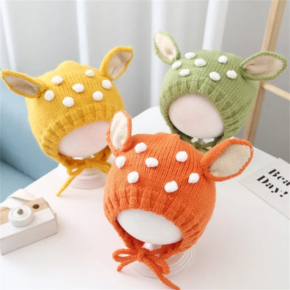 Hand Knit Baby Hat & Gloves Set